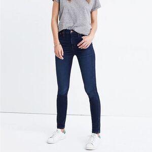 Madewell 10" High-Rise Skinny Jeans in Hayes Wash